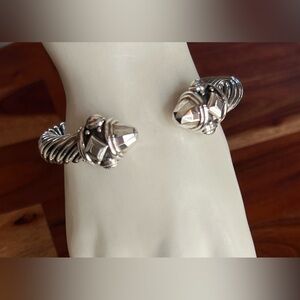 David Yurman Sterling Silver 9mm Cable Renaissance Bracelet NIB